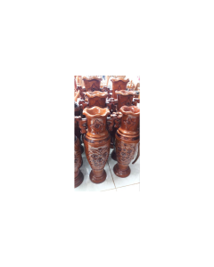 SML Big Flower Carving Vase (Set) 